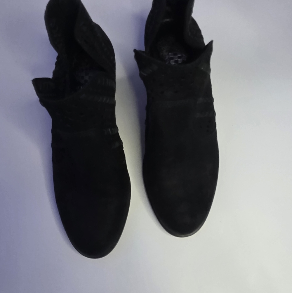 Vince Camuto Black Suede Ankle Booties